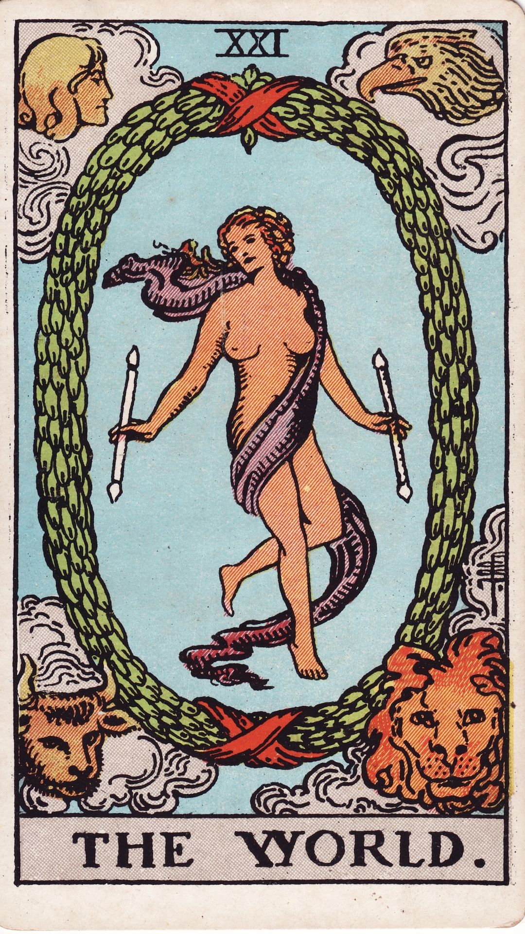 Tarotkortet Världen